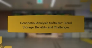 Geospatial Analysis Software: Cloud Storage, Benefits and Challenges